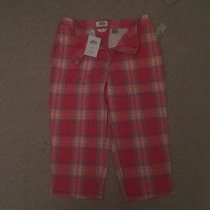 Plaid Capri pants from Talbots